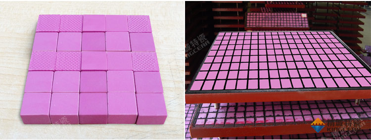 耐磨陶瓷片装置工艺